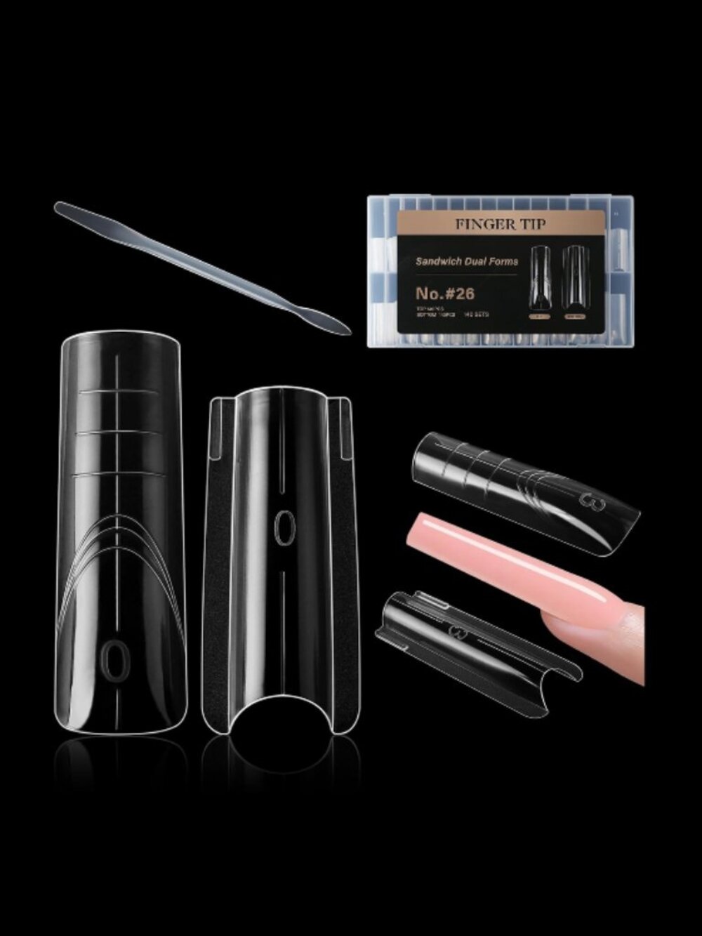 Sandwich Dual Nail Forms